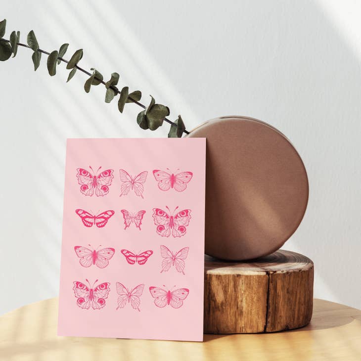 Pastel Butterfly Print