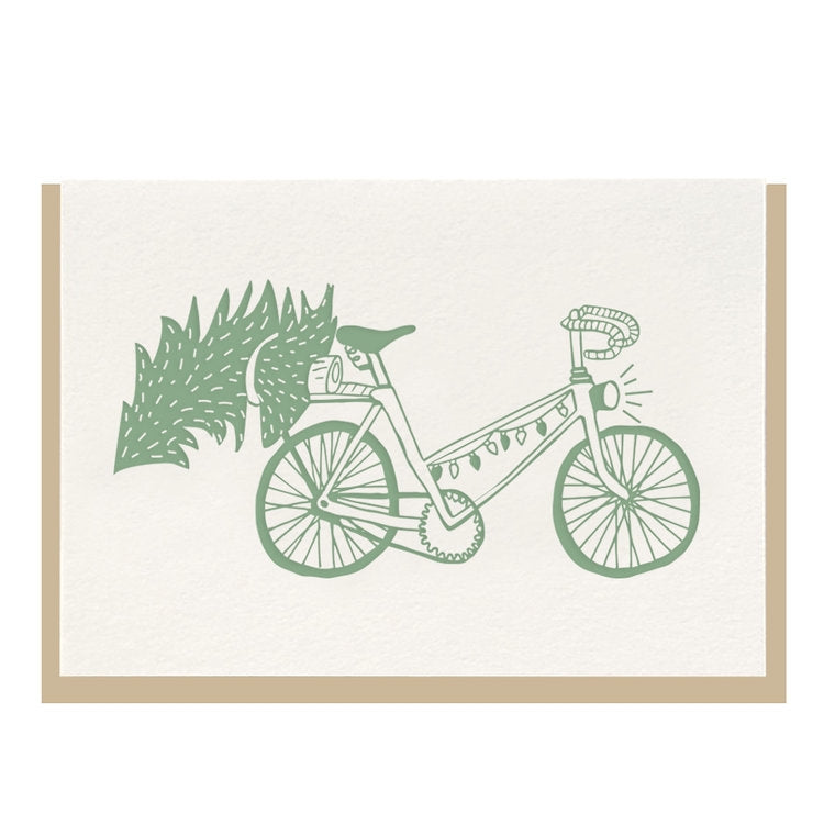 Winter Bike Card